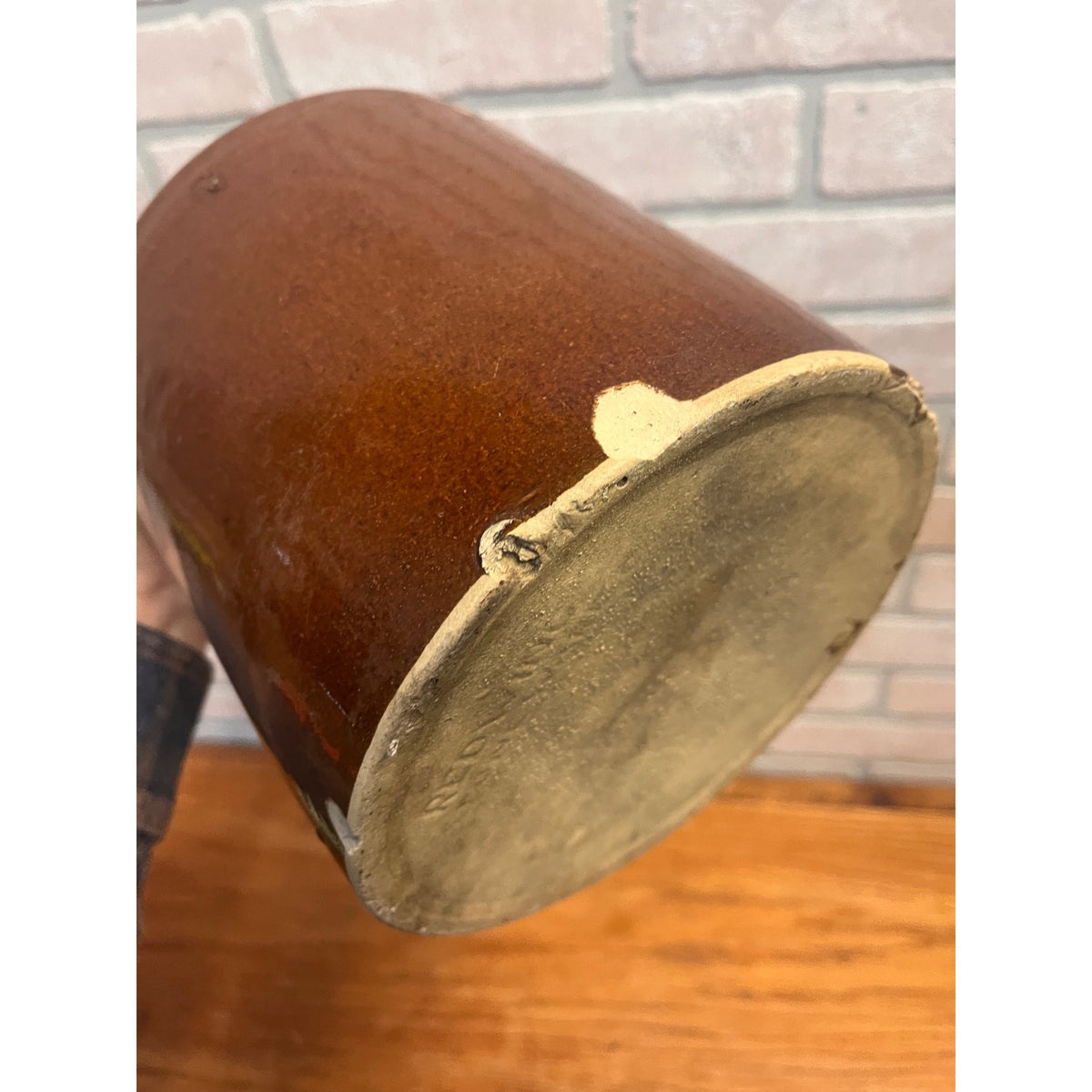 Vintage Red Wing Stoneware Co. Albany Slip Snuff Jar Crock Minnesota, USA Primitive Kitchen Decor