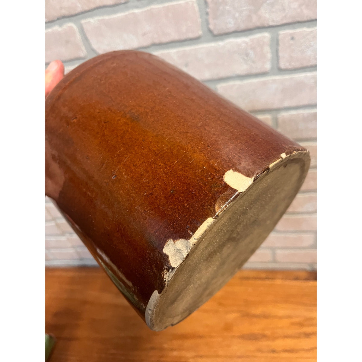 Vintage Red Wing Stoneware Co. Albany Slip Snuff Jar Crock Minnesota, USA Primitive Kitchen Decor