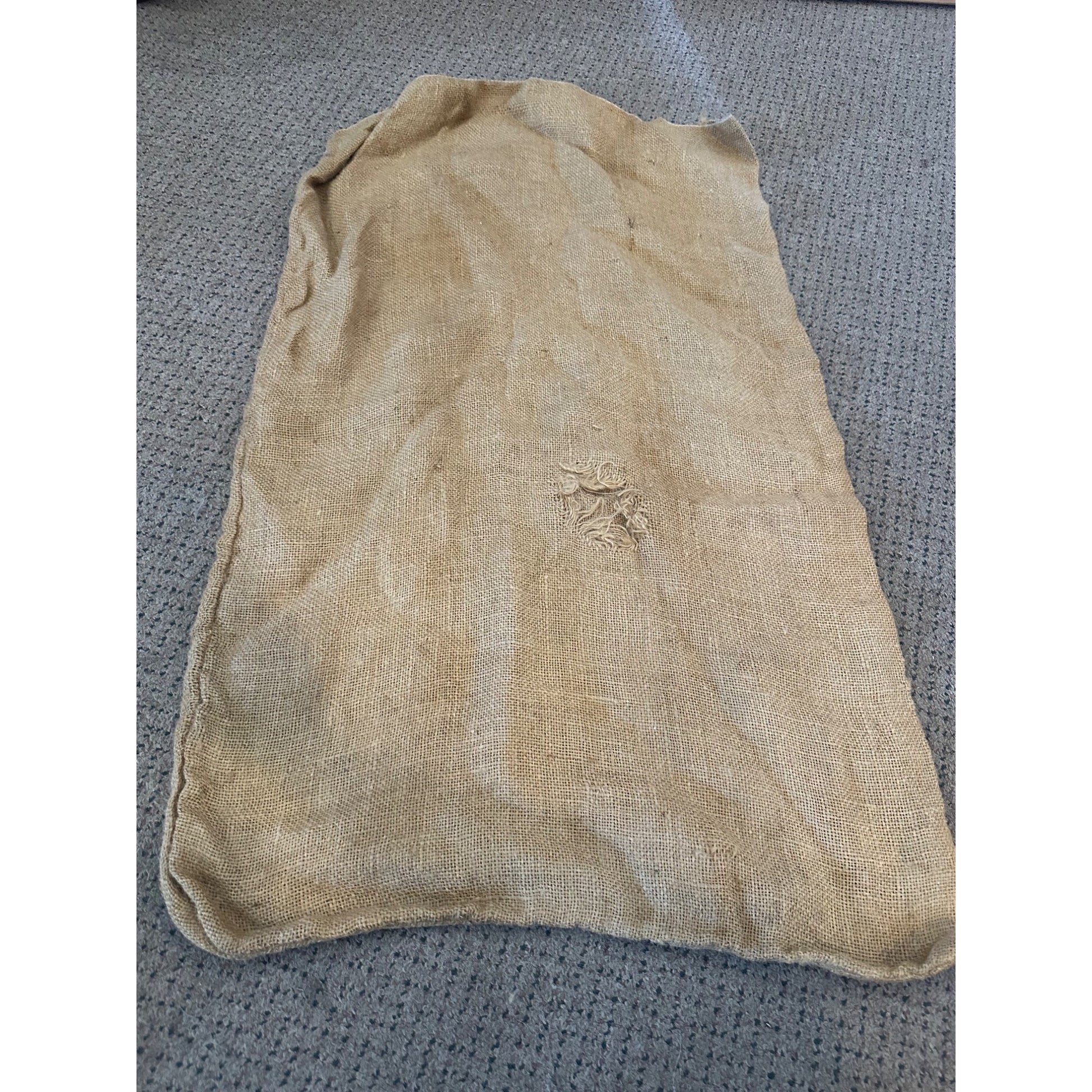Vintage Land O Lakes Milk Maker Burlap Farm Feed Bag Sack Advertising Indian