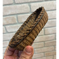 Vintage Native American Hand Woven Willow Splint Basket Primitive Folk Art Small