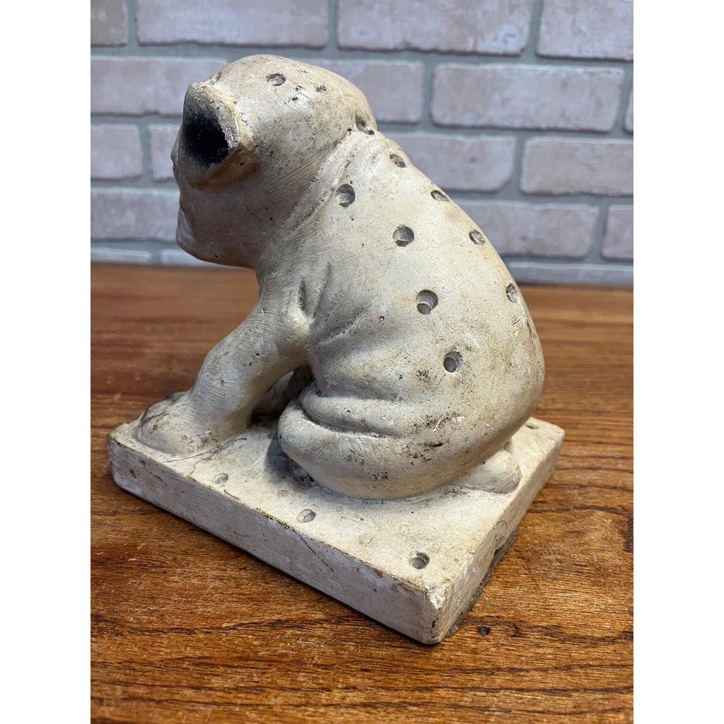 Vintage Watta Pop Chalkware Lollipop Figurine Bull Dog Pug Store Display