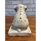 Vintage Watta Pop Chalkware Lollipop Figurine Bull Dog Pug Store Display