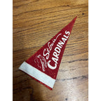 Vintage 1950s St Louis Cardinals Mini Baseball Felt Pennant 9"