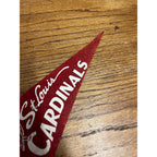 Vintage 1950s St Louis Cardinals Mini Baseball Felt Pennant 9"
