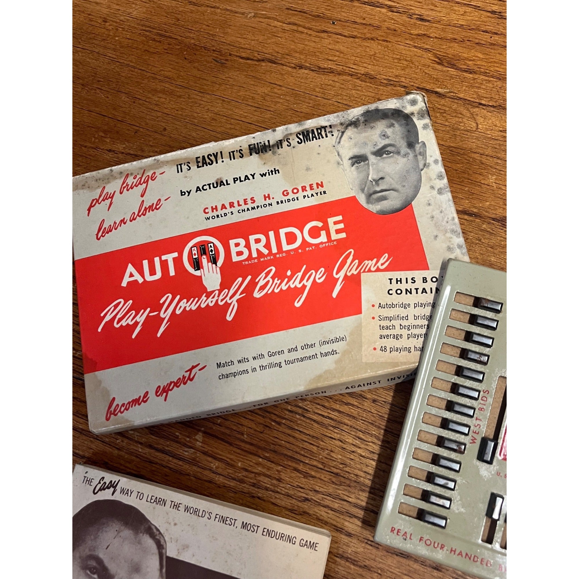 Vintage Autobridge Solo Bridge Game New York Charles H. Goren Circa 1950