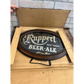 Vintage Ruppert Beer-Ale New York Reverse Painted on Glass w/ Original Box