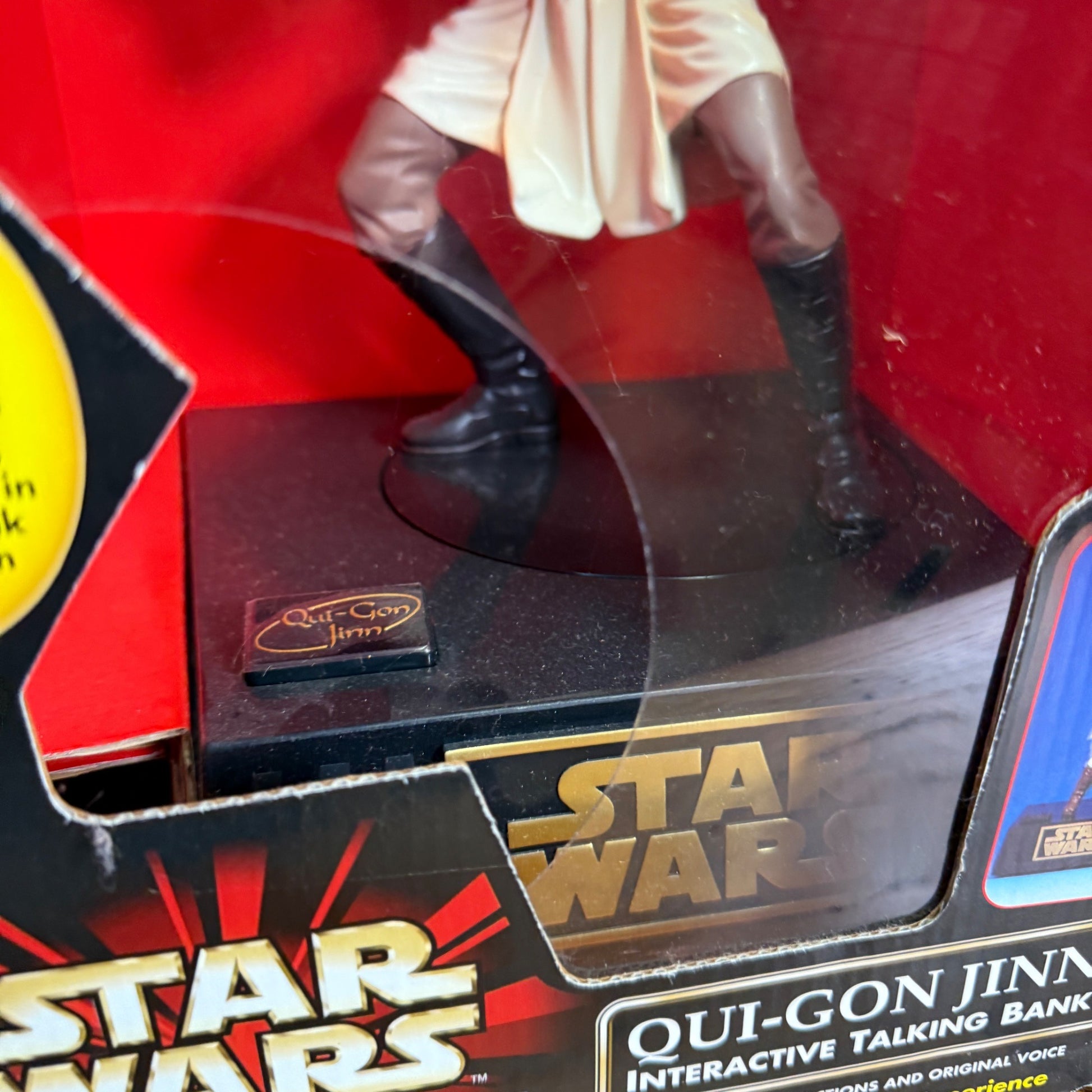 Star Wars Episode I Qui-Gon Jinn Interactive Talking Bank Action Figure