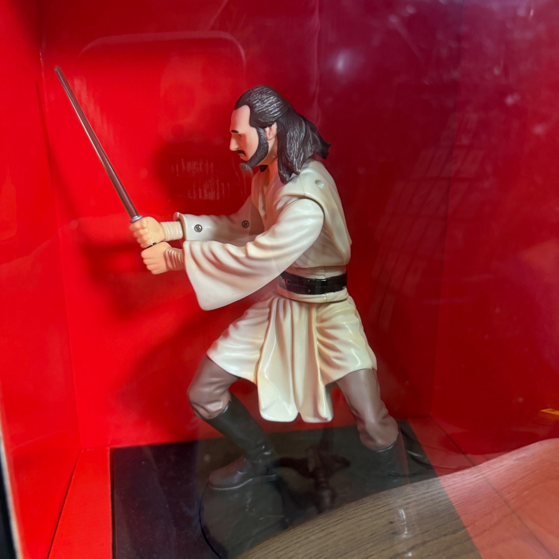 Star Wars Episode I Qui-Gon Jinn Interactive Talking Bank Action Figure