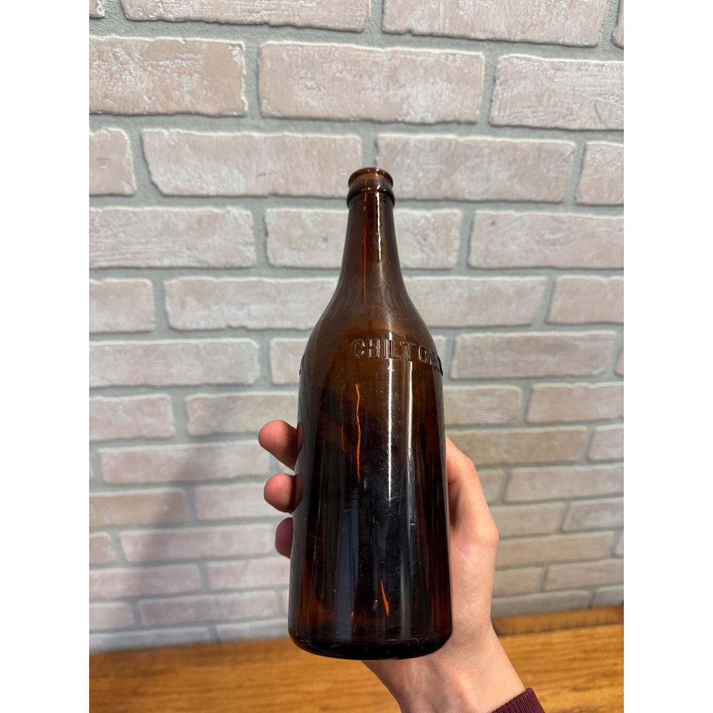 1900s Calumet Brewing Co. Chilton Wis Amber Beer Bottle WF&S