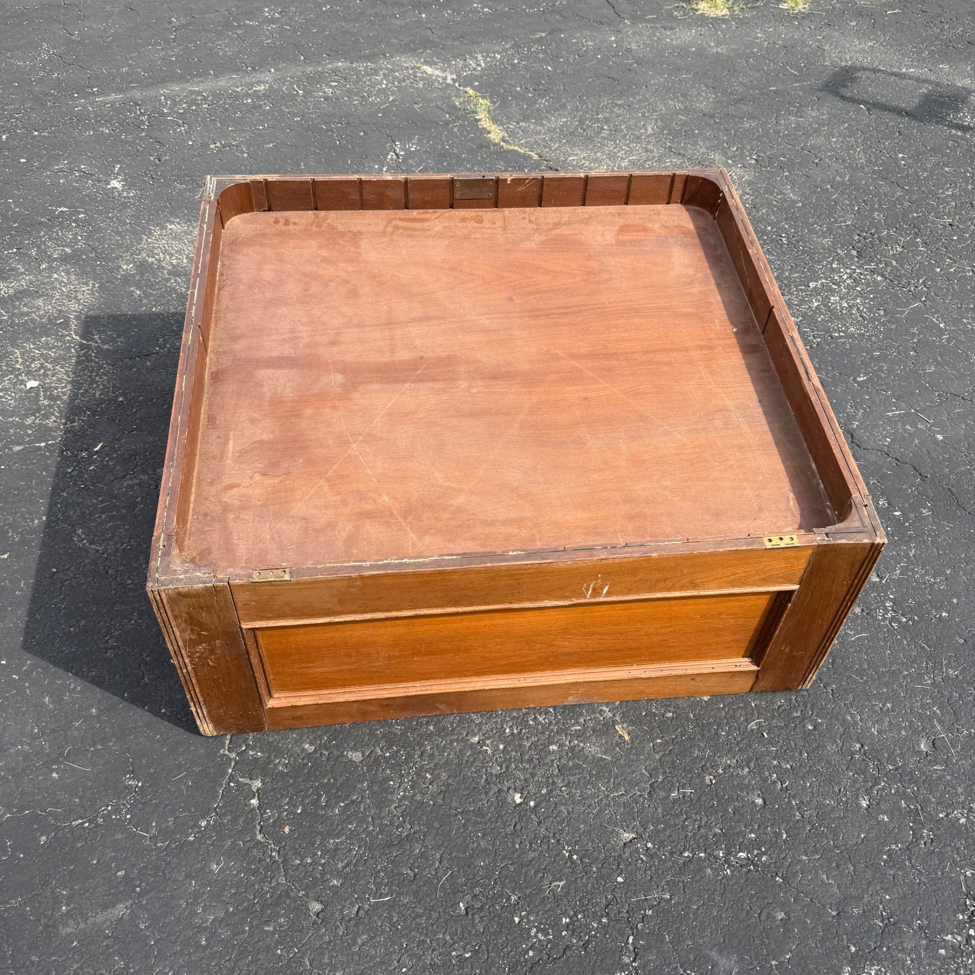 Antique Primitive 36-Drawer General Store Spool Cabinet Advertising Display