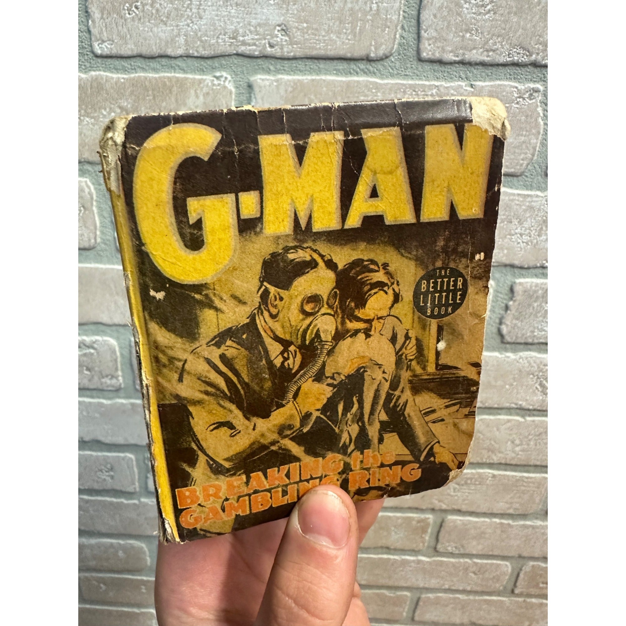 G-Man Breaking The Gambling Ring 1938 BLB Big Better Little Book #1193