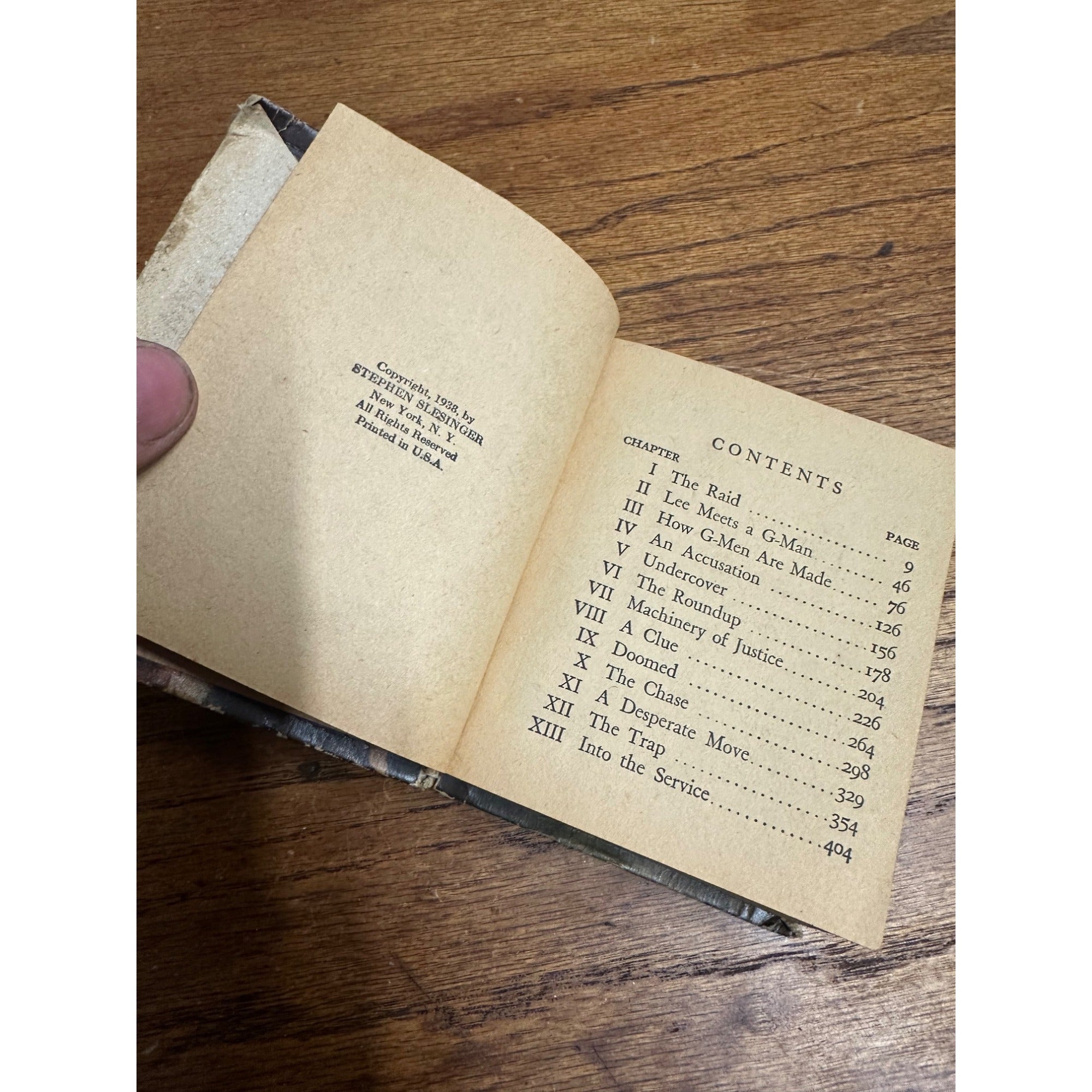 G-Man Breaking The Gambling Ring 1938 BLB Big Better Little Book #1193