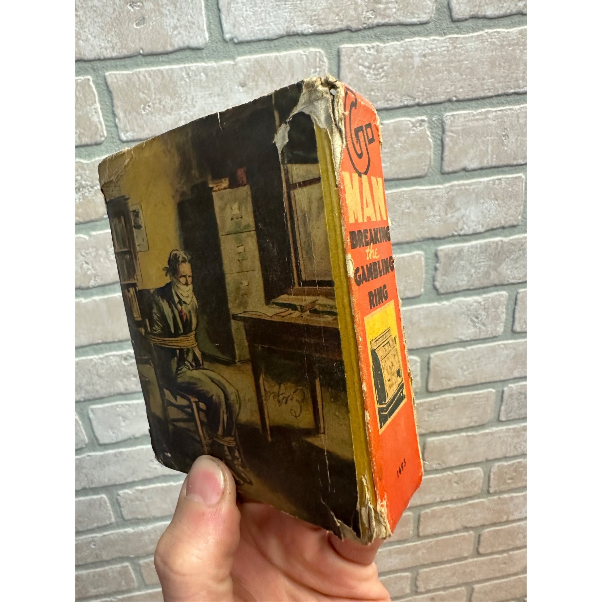 G-Man Breaking The Gambling Ring 1938 BLB Big Better Little Book #1193