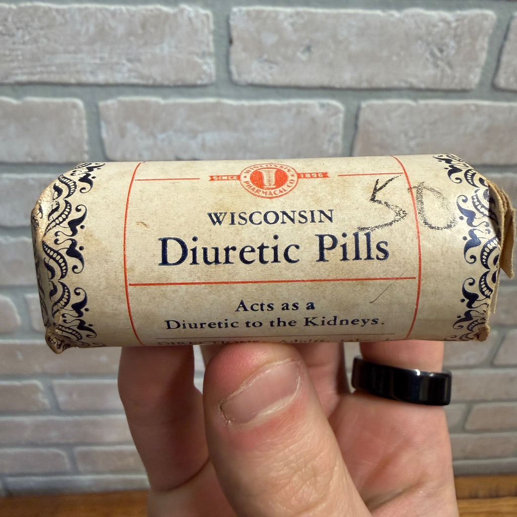 Vintage Wisconsin Diuretic Pills Quack Medicine Package Pharmacal Co Milwaukee