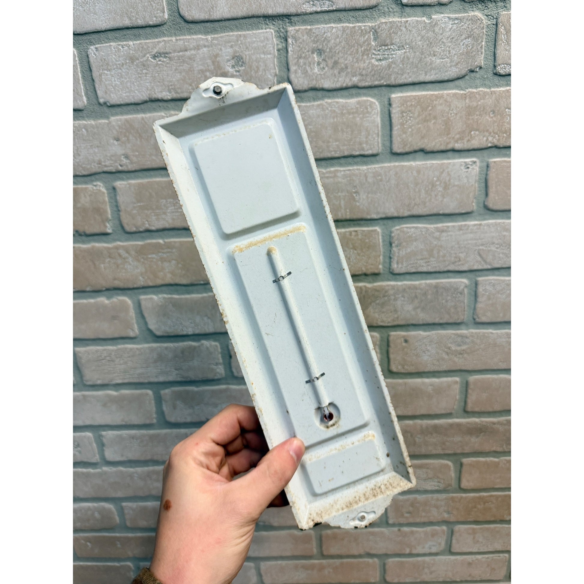 Vintage Holiday Resort Long Lake St Cloud  Gilboy Advertising Thermometer Campbellsport