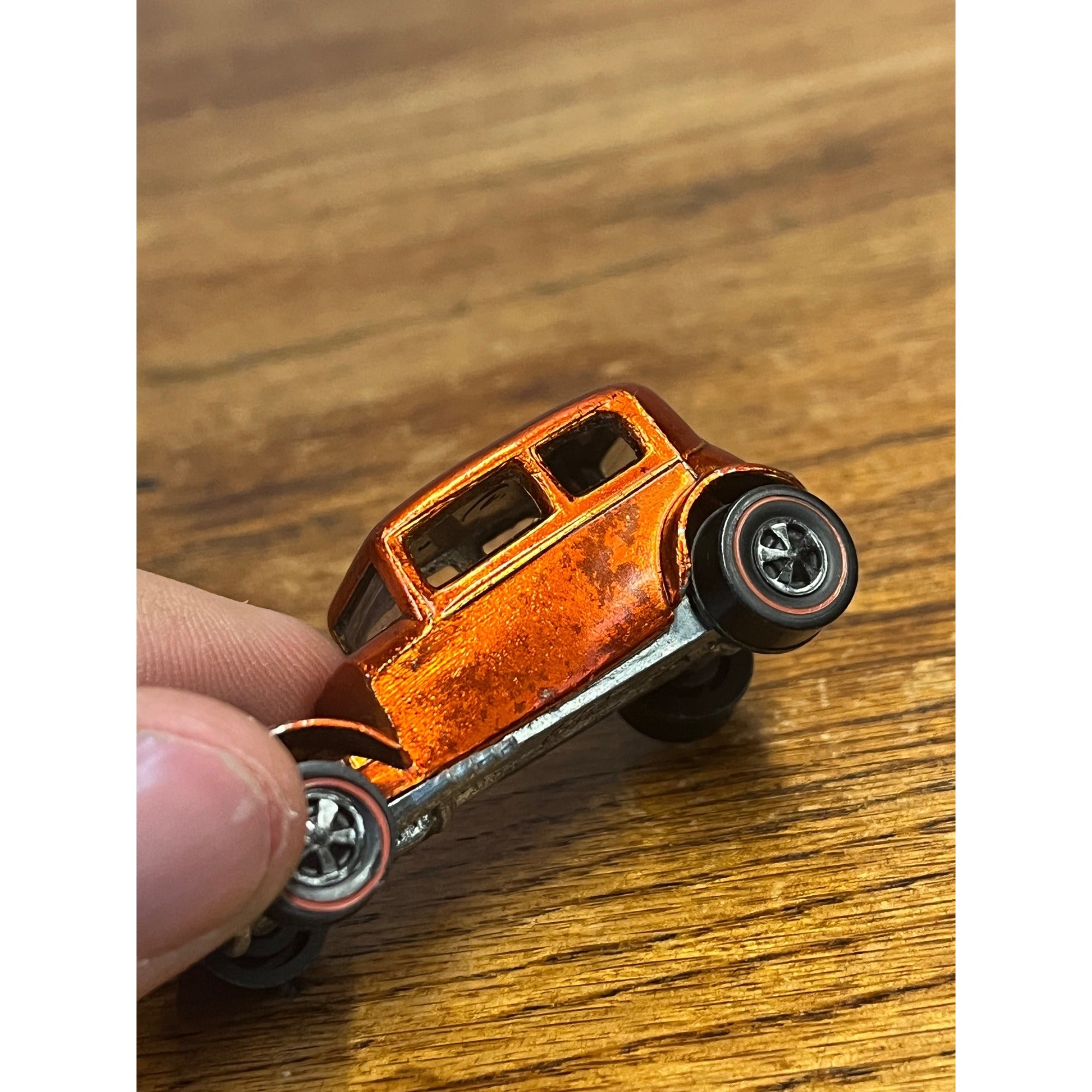 Vintage 1968 Redline Hot Wheels Orange Classic 32 Ford Vicky - Near Mint MINTY