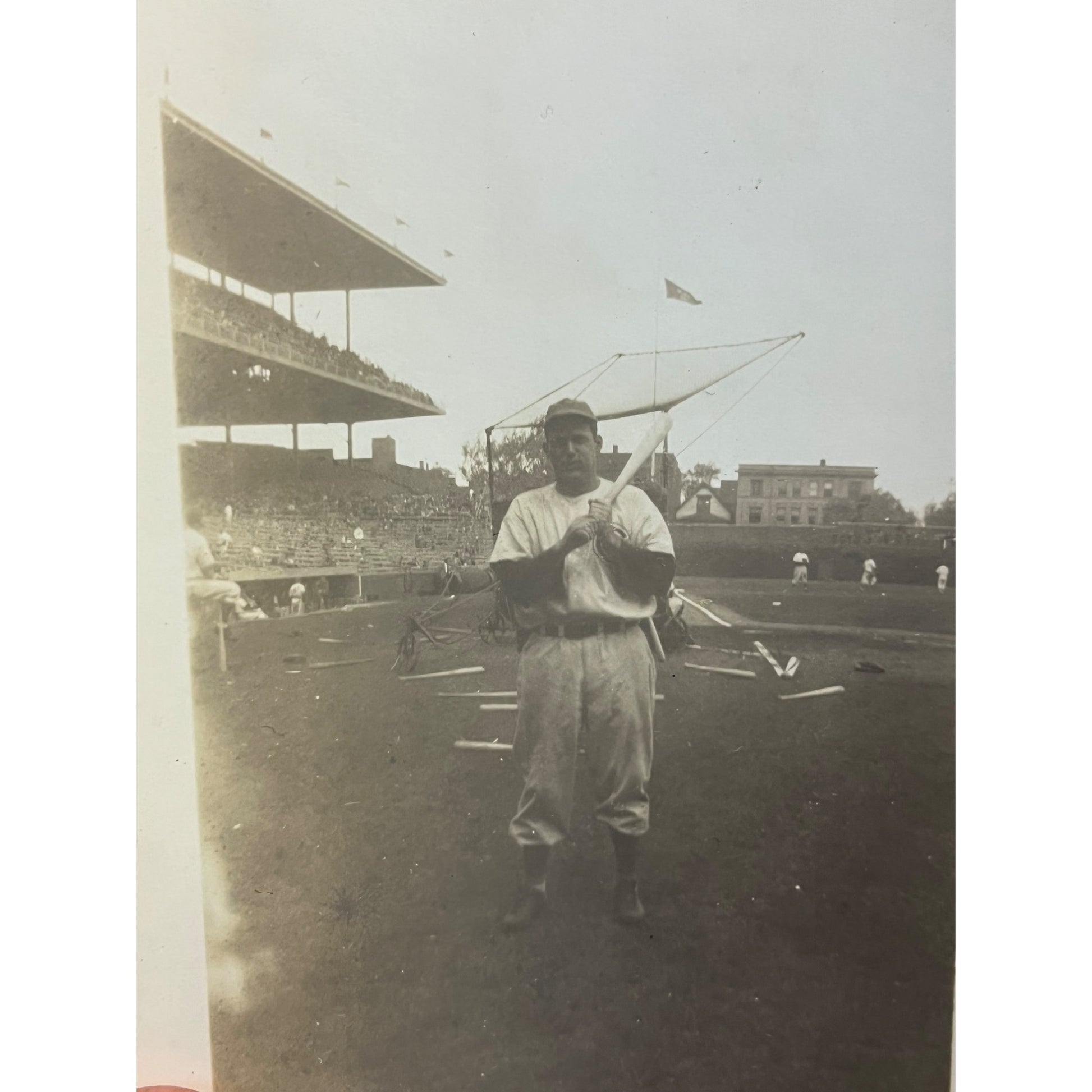Vintage c1940s Chicago Cubs Snapshot Photos Type 1 Wrigley Field