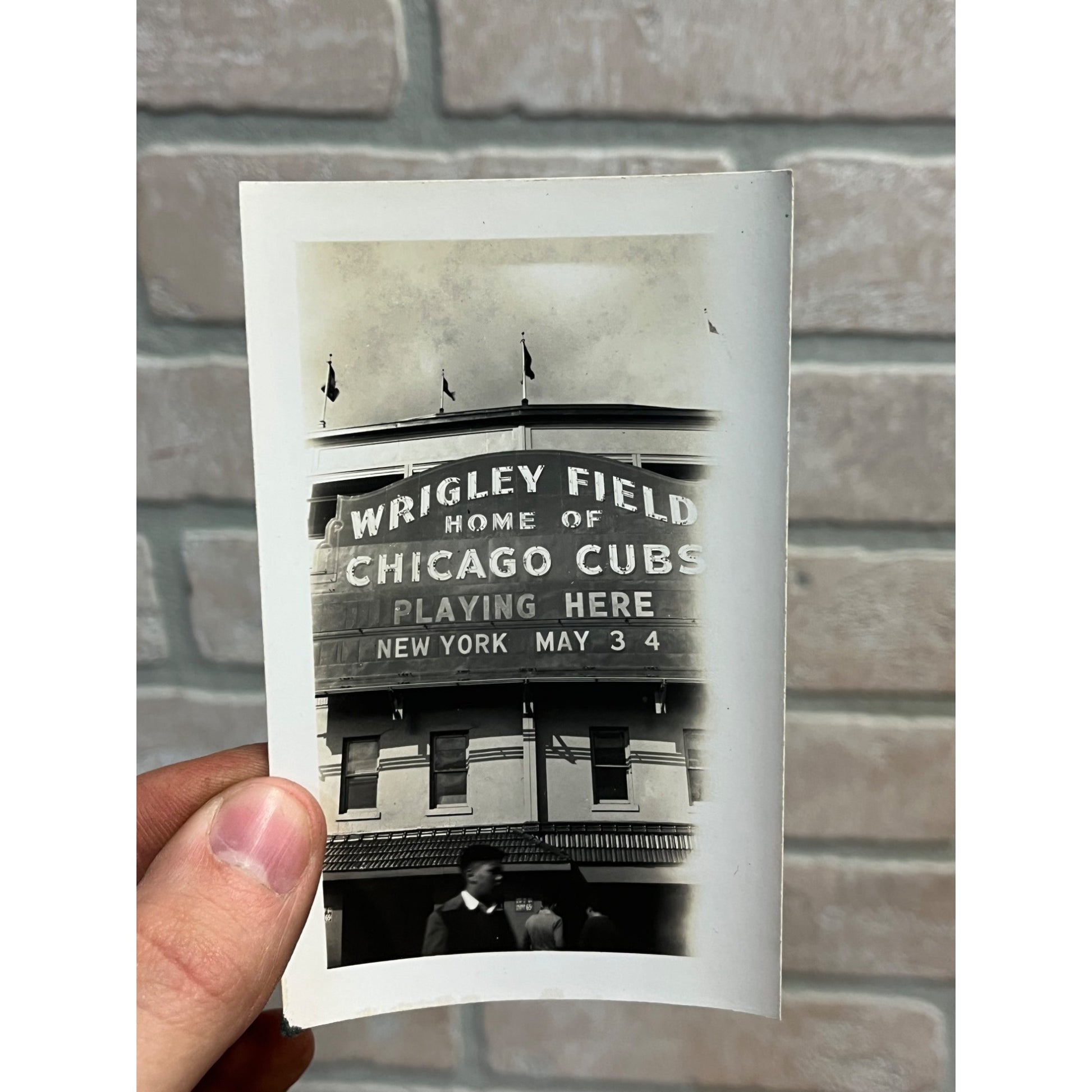 Vintage c1940s Chicago Cubs Snapshot Photos Type 1 Wrigley Field