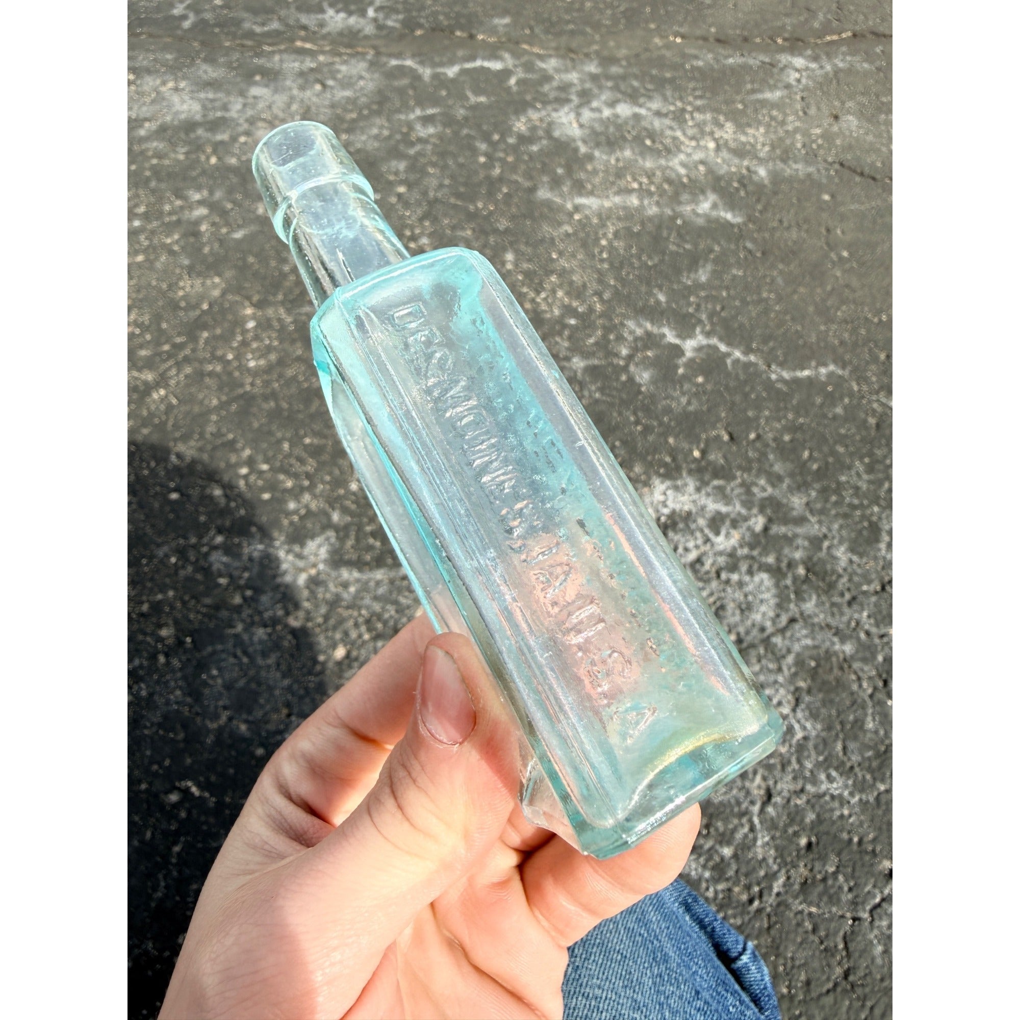 Chamberlains Colic Cholera Diarrhea Remedy Des Moines IA Iowa Bottle Druggist