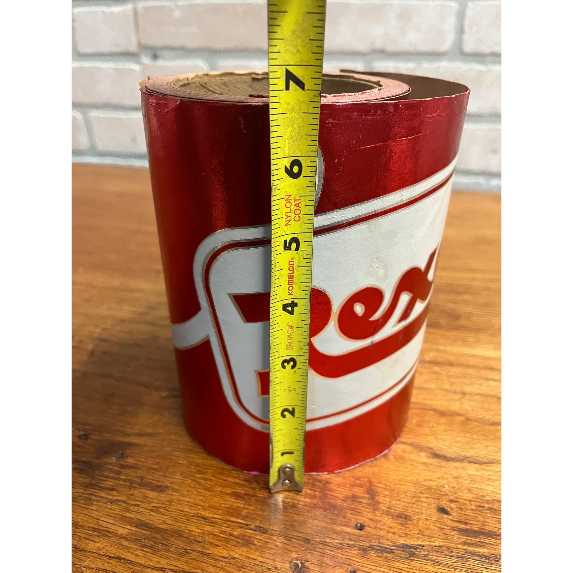 Vintage Rexall Drug Store Seasons Greetings Christmas Store Foil Paper Roll