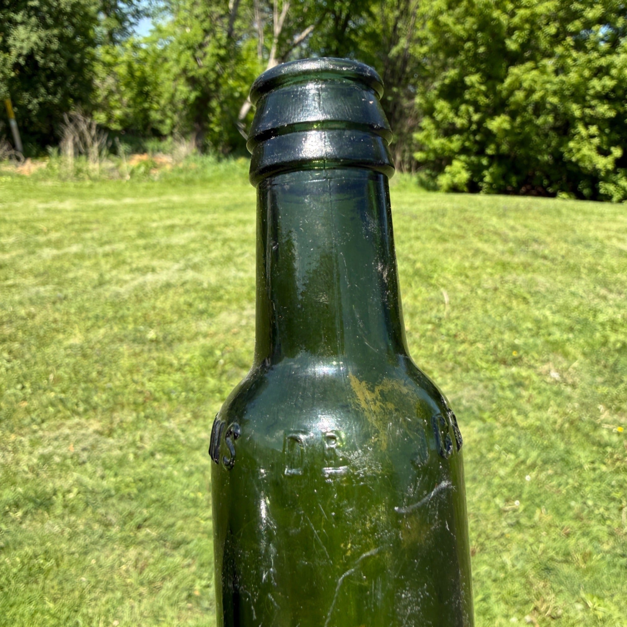 Dr JGB Siegert & Sons Angostura Bitters Small 6.25" Dark Green Bottle