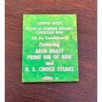 Vintage Archie's Motel Weyauwega Wisconsin WI Unstruck FULL Matchbook Restaurant