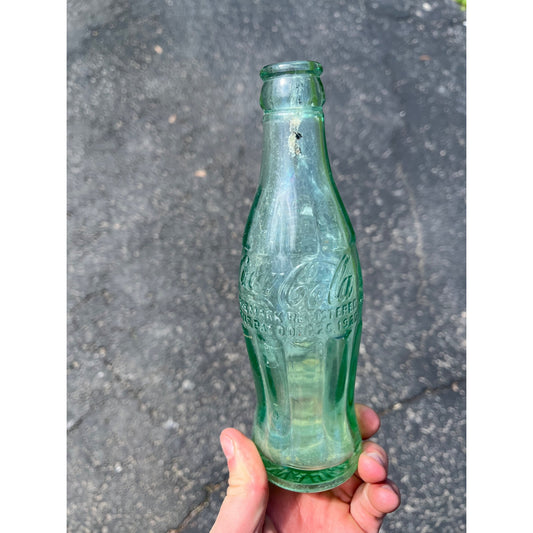 Antique Coca-Cola Coke Glass Bottle Hobbleskirt Dec 25 1923 Milwaukee WI