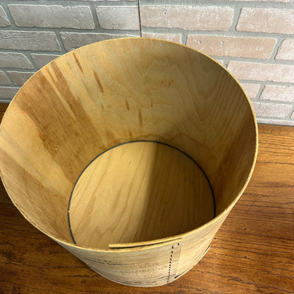 Vintage Wooden Cheese Wheel Crate Box Primitive Aged Cheddar Dairy