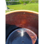 RARE Vintage The Wests Fond du Lac Wis Dairy Stoneware Advertising Butter Crock