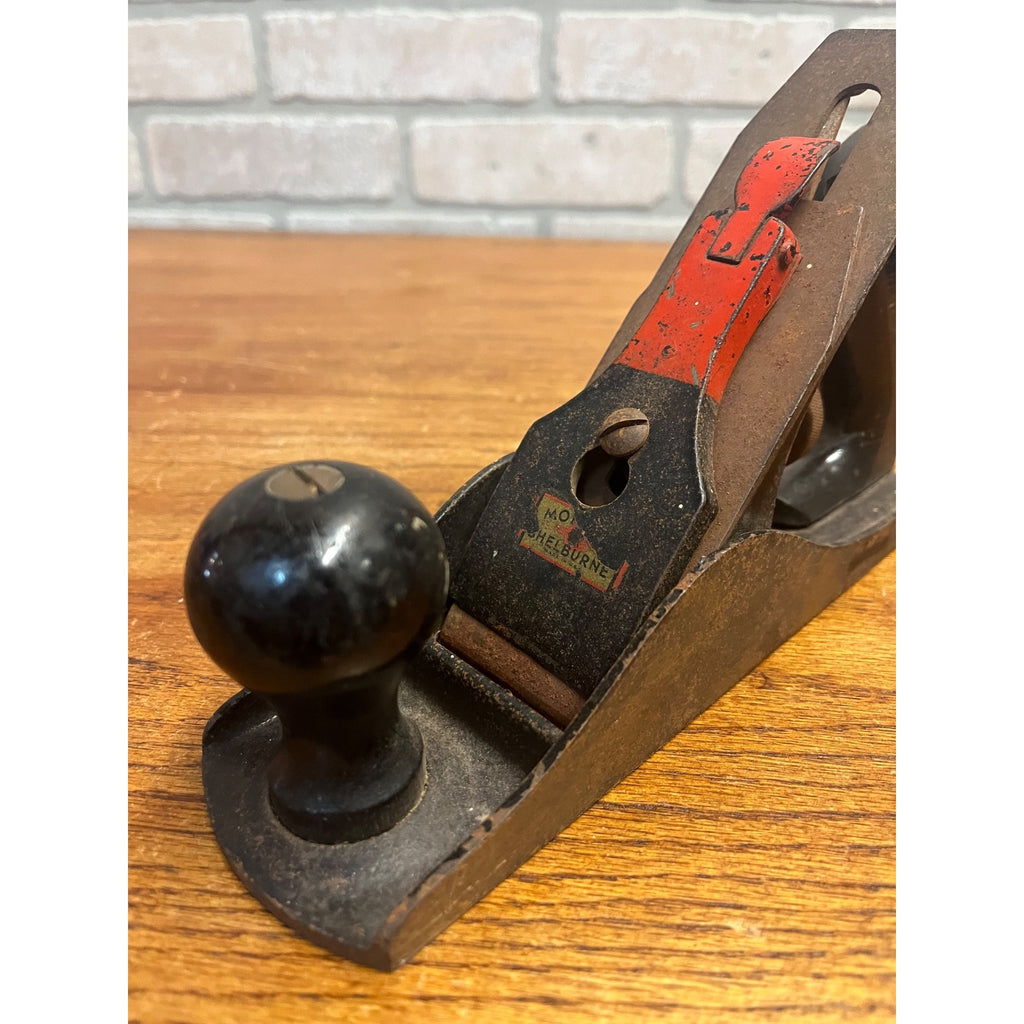Vintage Miller Falls Mohawk-Shelburne Bench Plane Smooth Base 9 1/2" Tool