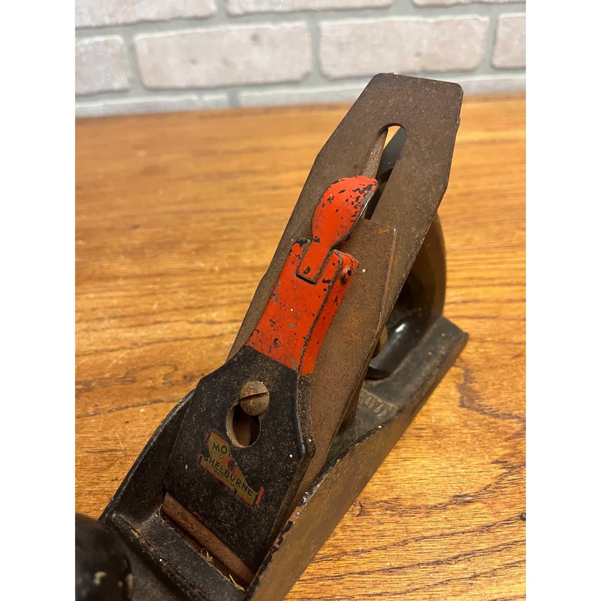 Vintage Miller Falls Mohawk-Shelburne Bench Plane Smooth Base 9 1/2" Tool