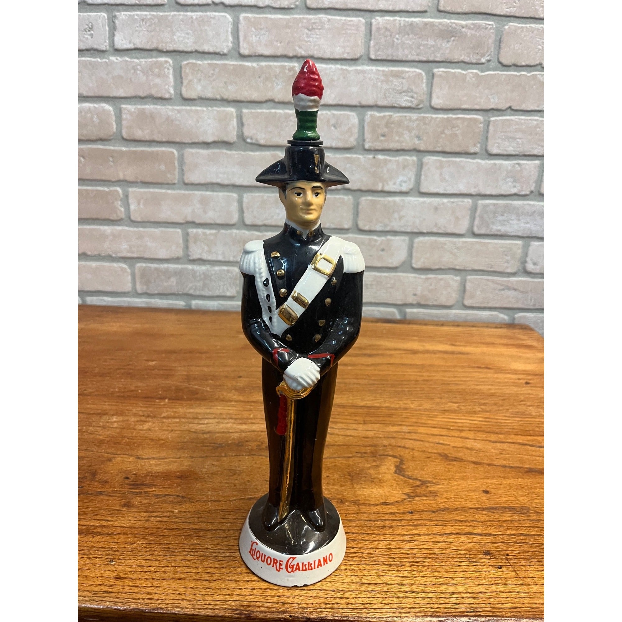 Vintage Liquore Galliano Soldier Store Display Figurine Coronetti Cunardo Italy