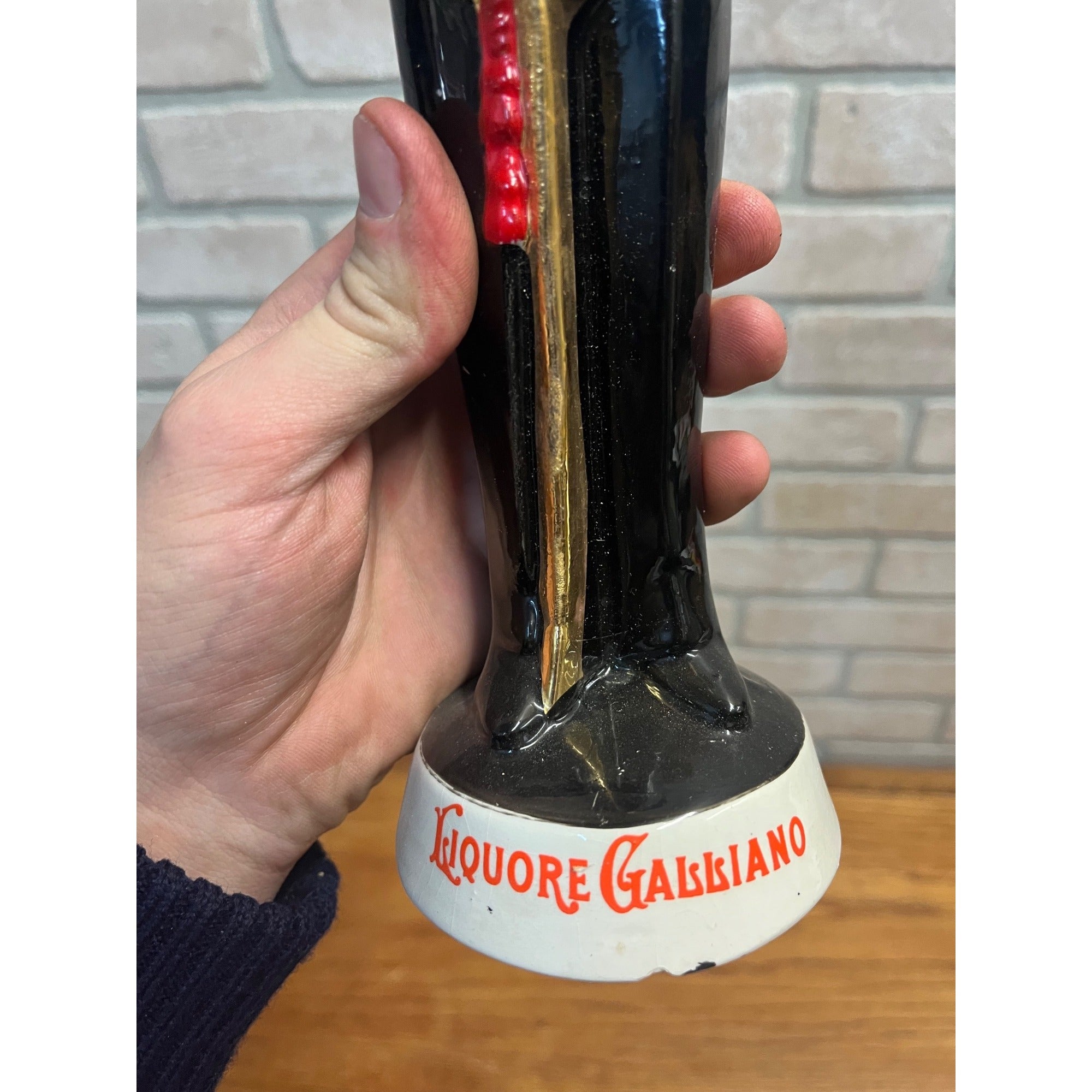 Vintage Liquore Galliano Soldier Store Display Figurine Coronetti Cunardo Italy