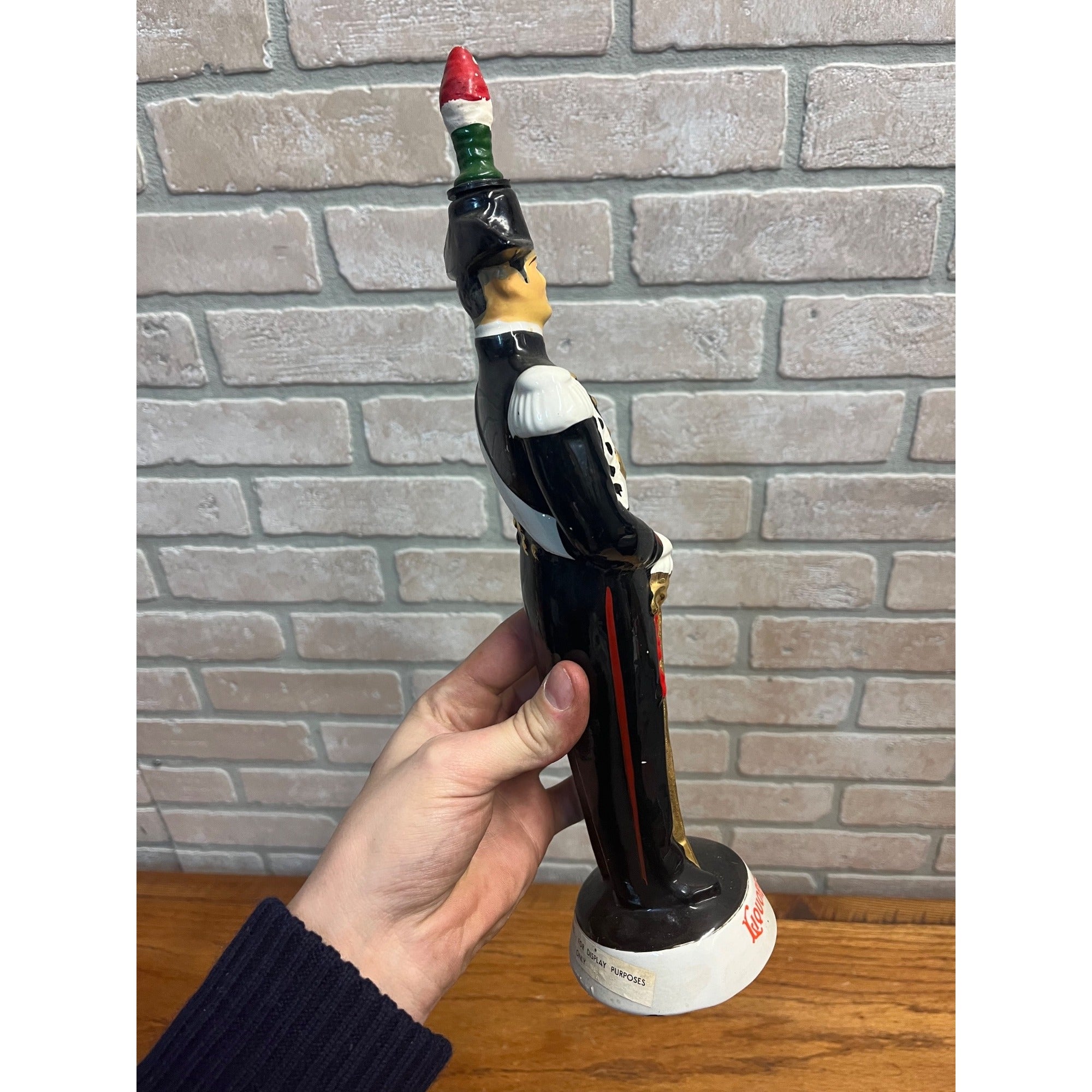 Vintage Liquore Galliano Soldier Store Display Figurine Coronetti Cunardo Italy