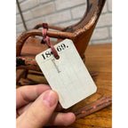 Original Patent Model Rocking Chair 1869 Wooden Salesman Sample w/ Tag Antique