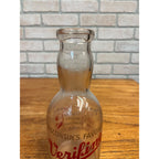 Vintage Verifine "Wisconsin's Favorite" Rounded Milk Bottle "Strength and Beauty" Slogan Sheboygan, Wisconsin One Quart