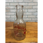 Vintage Verifine "Wisconsin's Favorite" Rounded Milk Bottle "Strength and Beauty" Slogan Sheboygan, Wisconsin One Quart