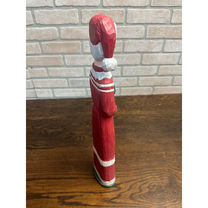 PIER 1 WOODEN MRS. CLAUS FOR CHRISTMAS, Super Tall 20", PAINTED WOOD, EUC