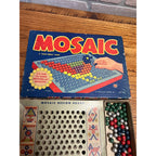 Vintage Mosaic Gold Medal Tabletop Game Transogram Company Inc. New York Circa 1940 Incomplete