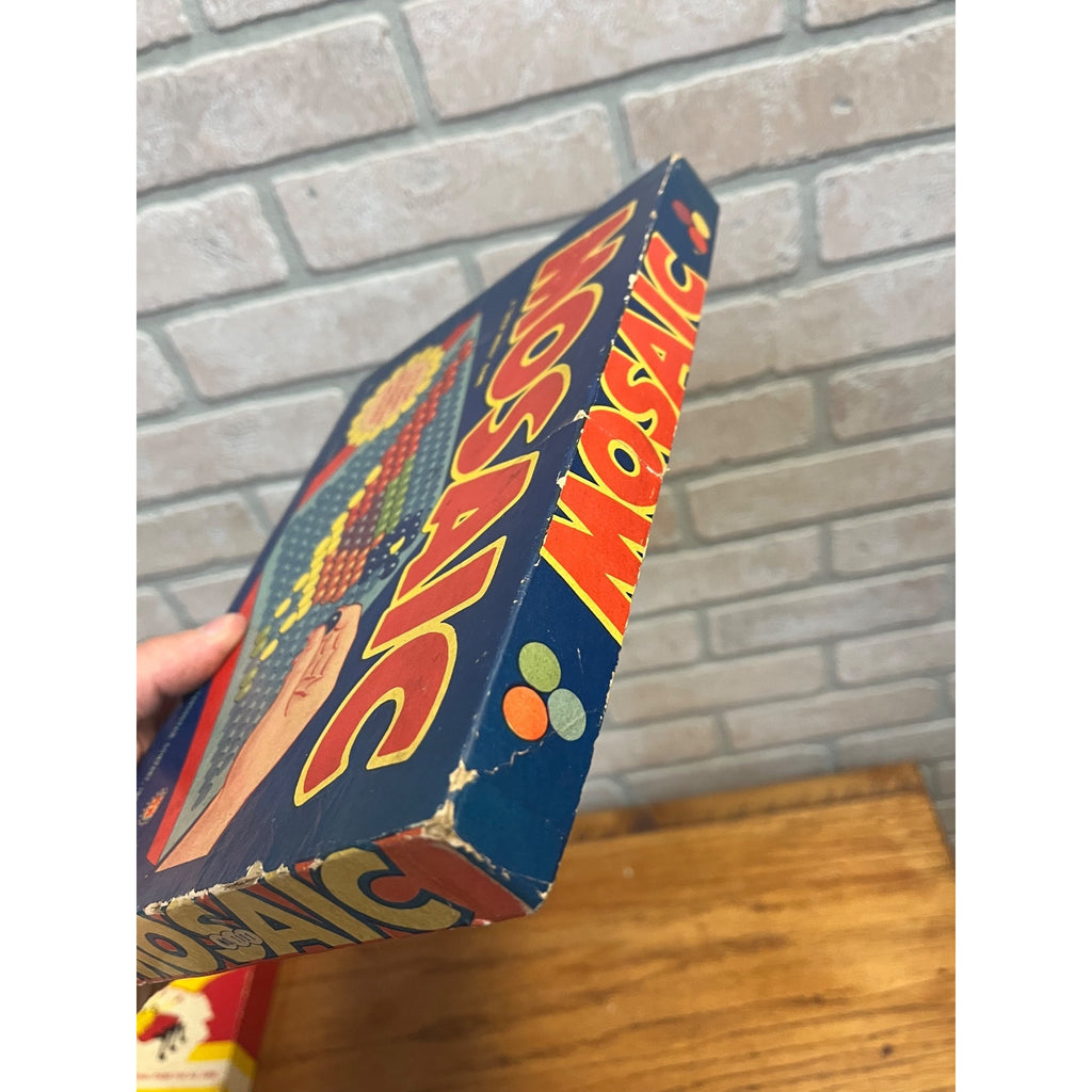 Vintage Mosaic Gold Medal Tabletop Game Transogram Company Inc. New York Circa 1940 Incomplete