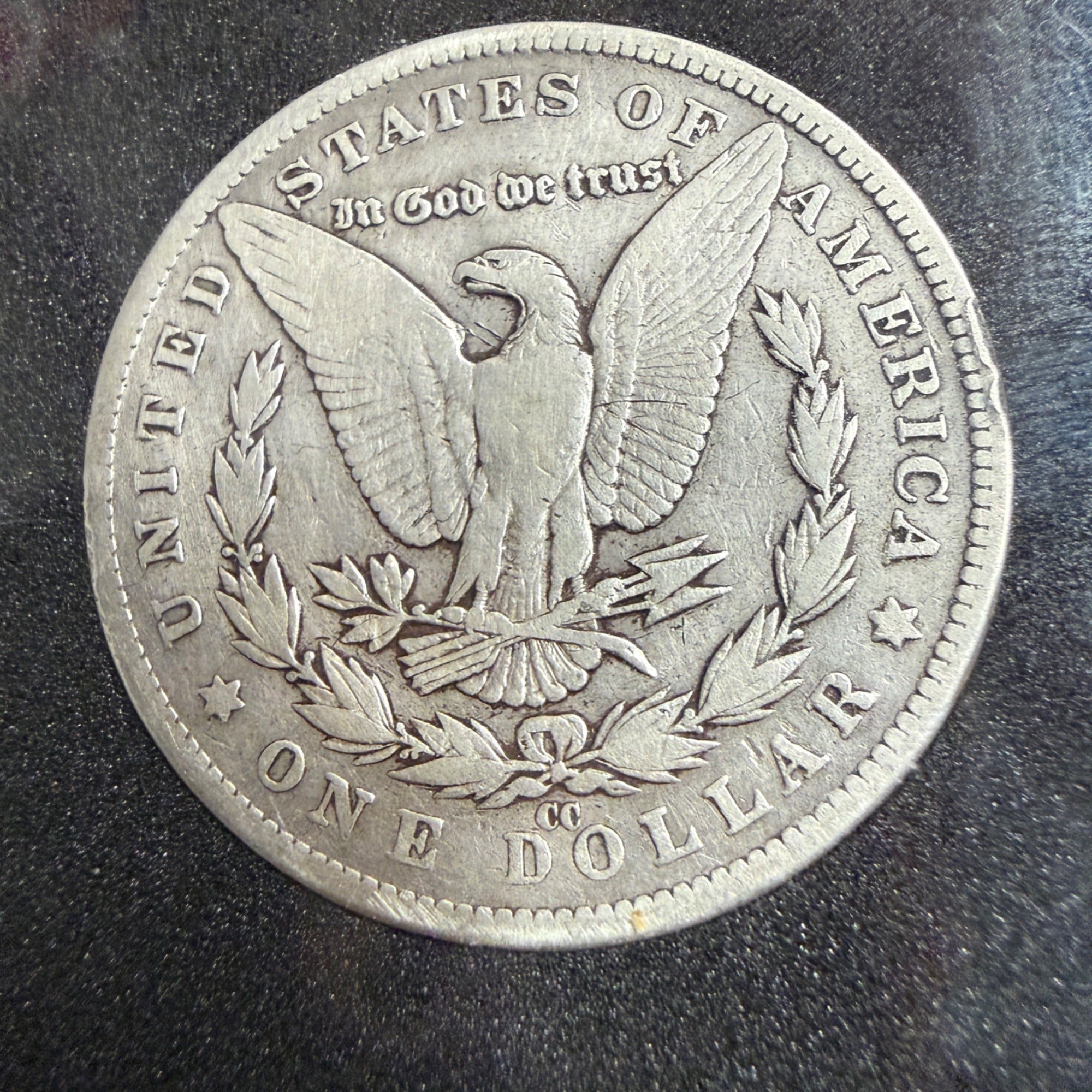 1882-CC Morgan Silver Dollar Coin Fine Very Fine Condition Circulated