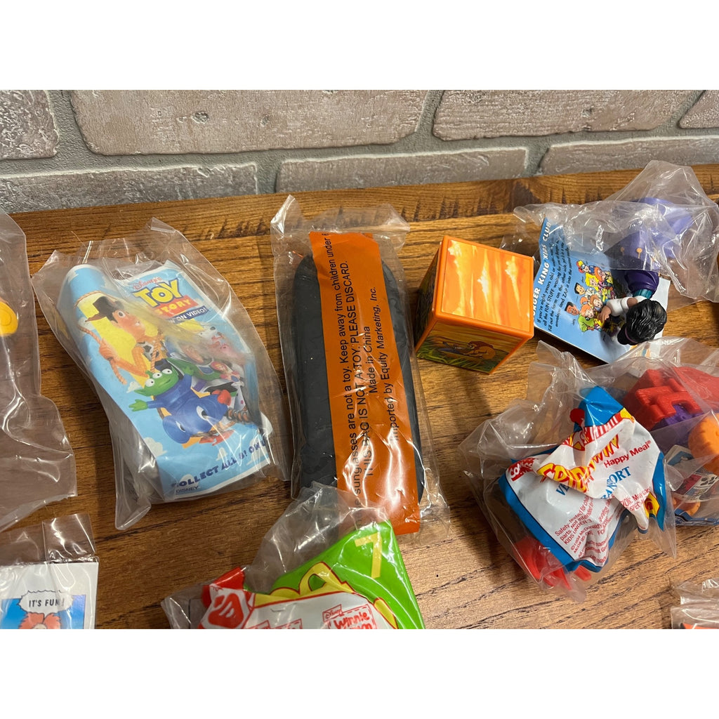 Vintage McDonalds Happy Meal Toys Misc Lot Burger King Dairy Queen Huge Lot NEW
