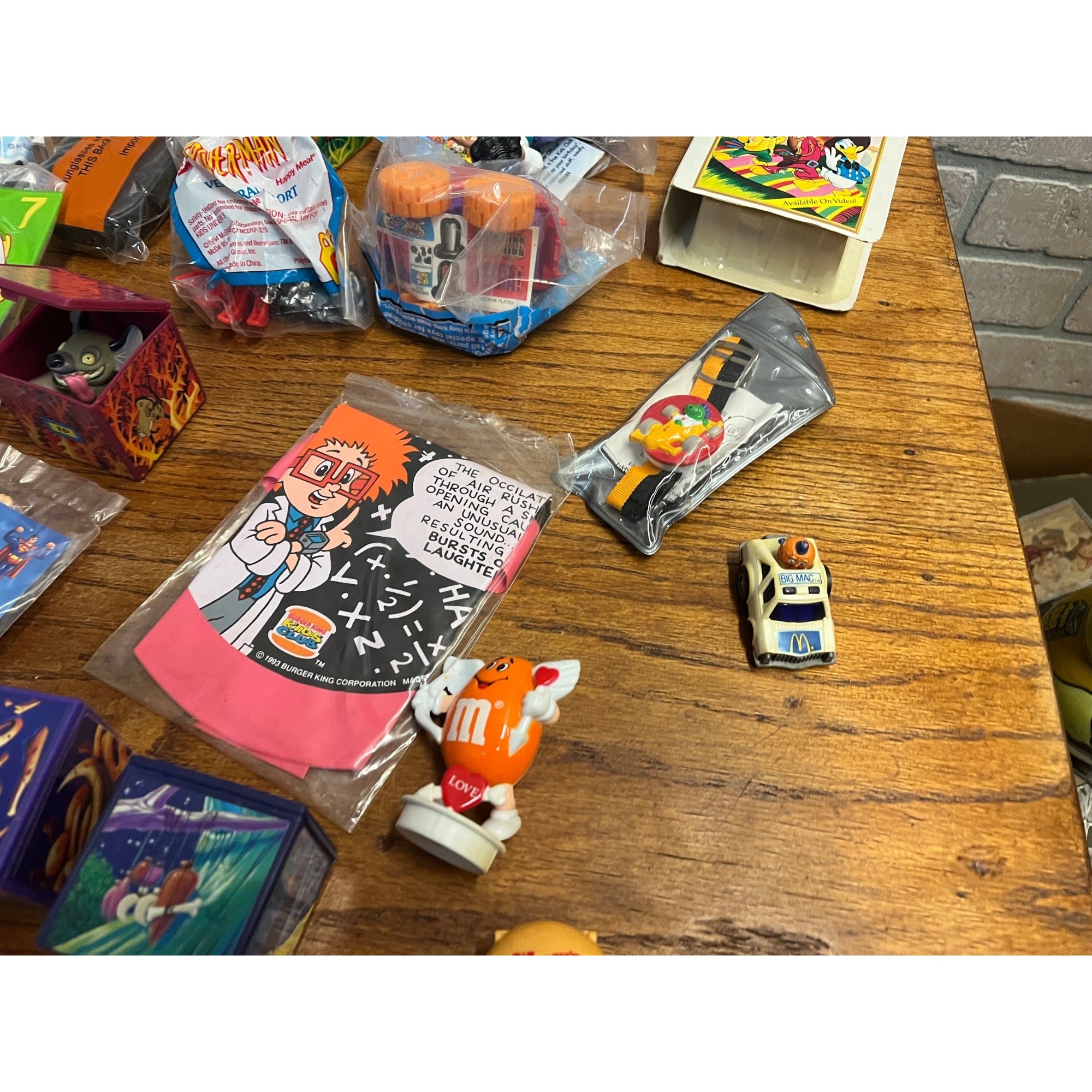 Vintage McDonalds Happy Meal Toys Misc Lot Burger King Dairy Queen Huge Lot NEW