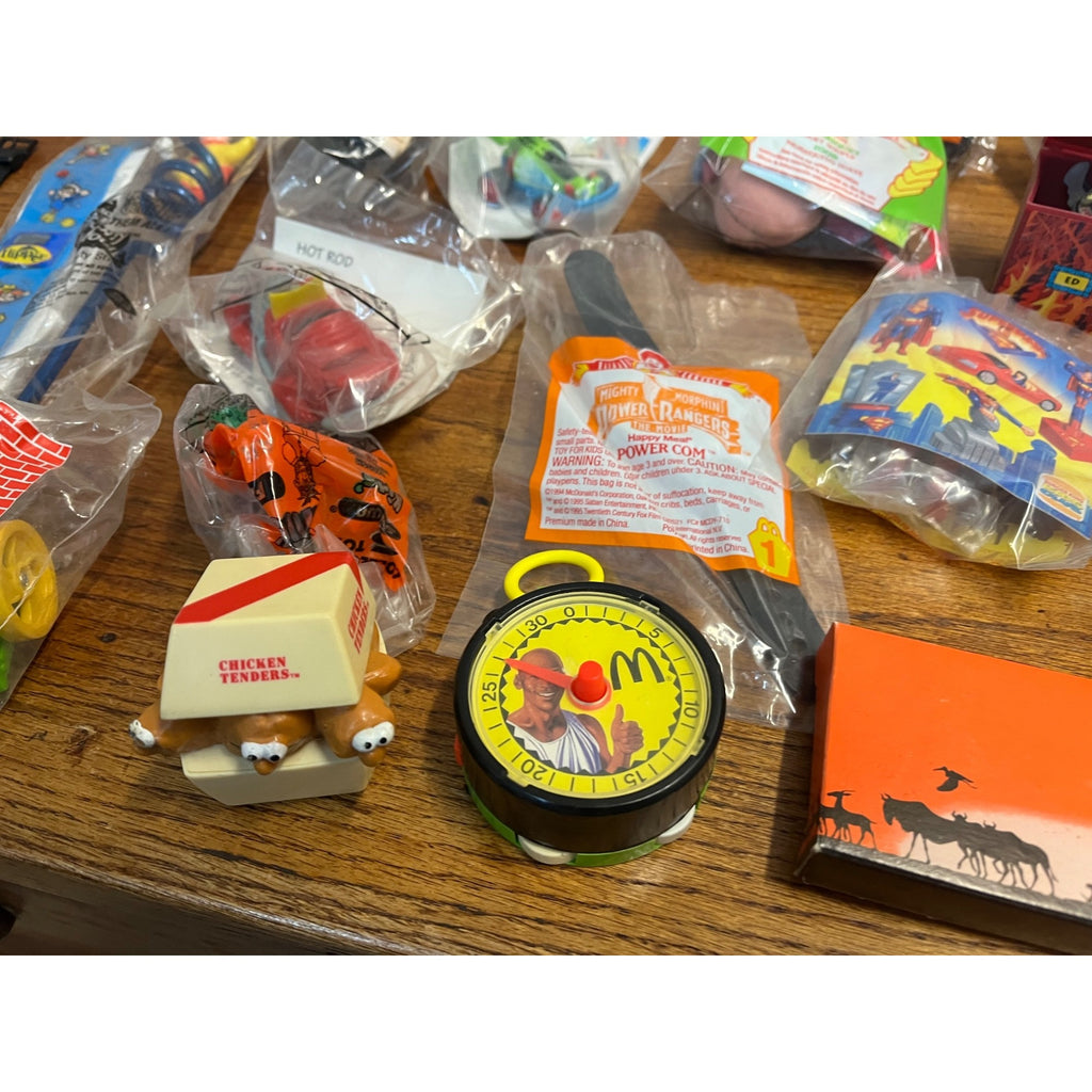 Vintage McDonalds Happy Meal Toys Misc Lot Burger King Dairy Queen Huge Lot NEW