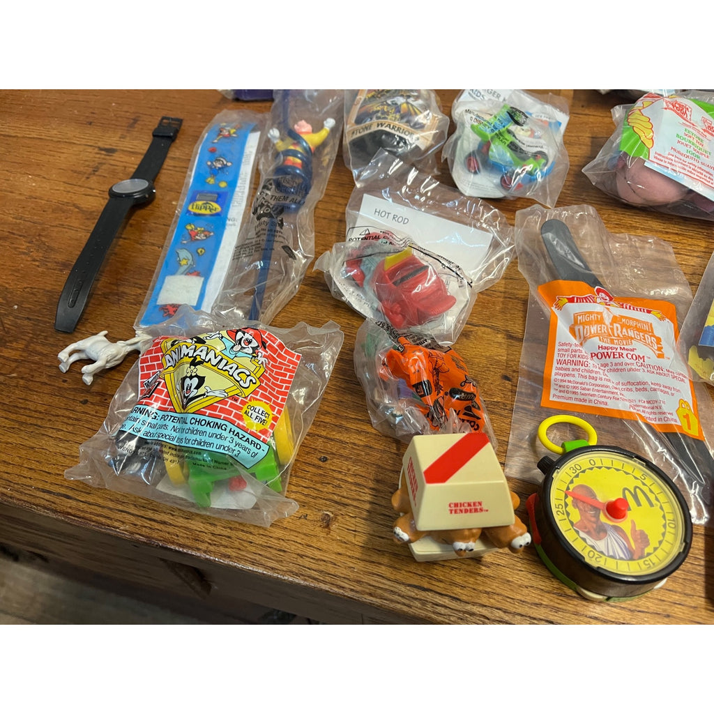 Vintage McDonalds Happy Meal Toys Misc Lot Burger King Dairy Queen Huge Lot NEW