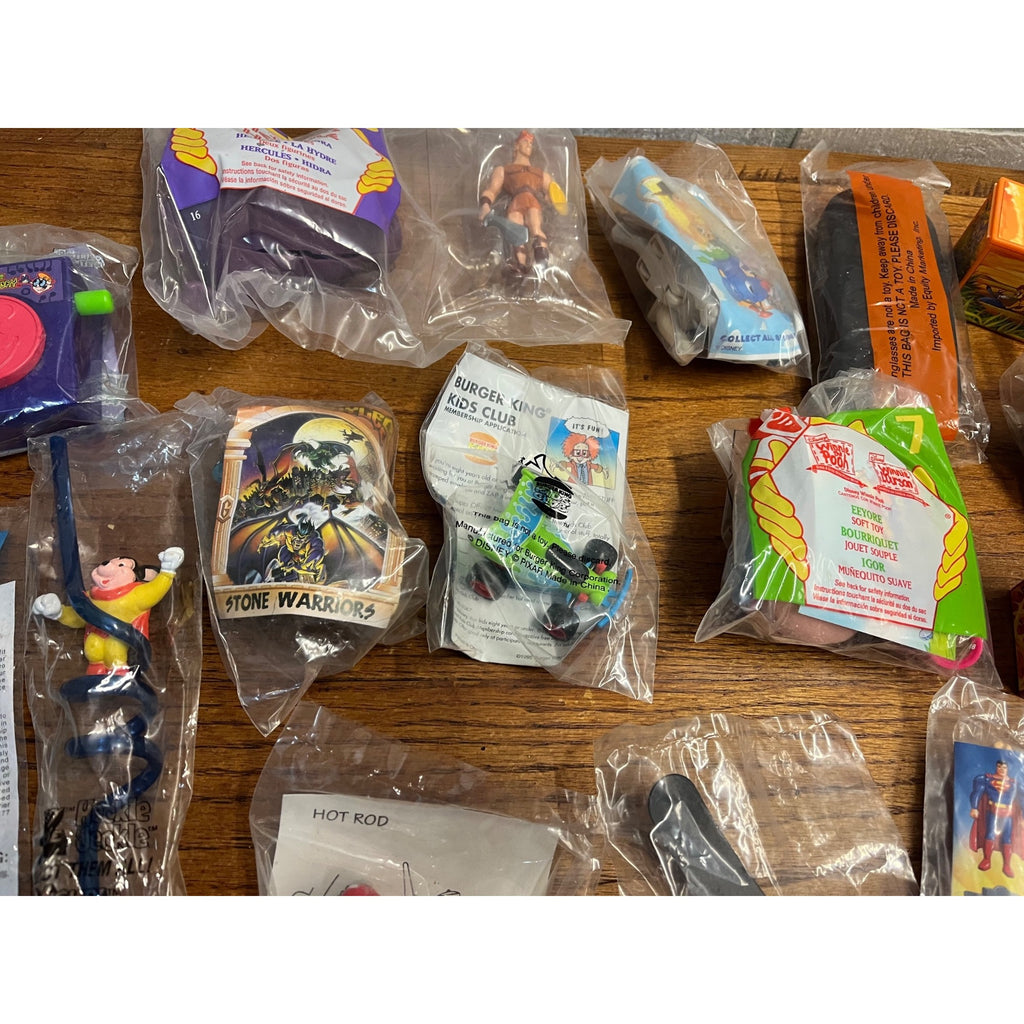 Vintage McDonalds Happy Meal Toys Misc Lot Burger King Dairy Queen Huge Lot NEW