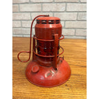 Vintage Dietz No 40. Red Glass Traffic  Gard Railroad Lantern