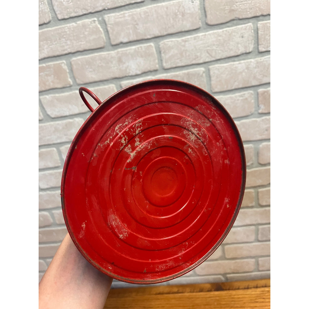Vintage Dietz No 40. Red Glass Traffic  Gard Railroad Lantern