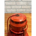 Vintage Dietz No 40. Red Glass Traffic  Gard Railroad Lantern