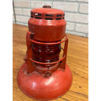 Vintage Dietz No 40. Red Glass Traffic  Gard Railroad Lantern